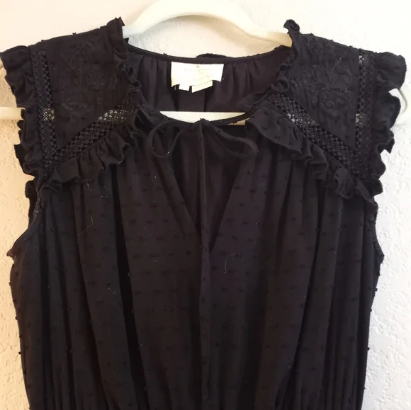 Kate Spade Broome Street Swiss Polka Dot Coquette Girl Tiered Ruffled Dress - Picture 5 of 7